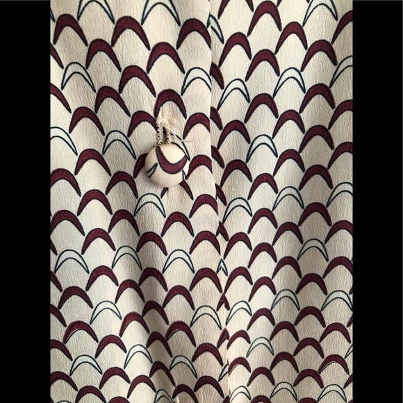 80s Hand Sewn Bow Blouse - Picture 6 of 10